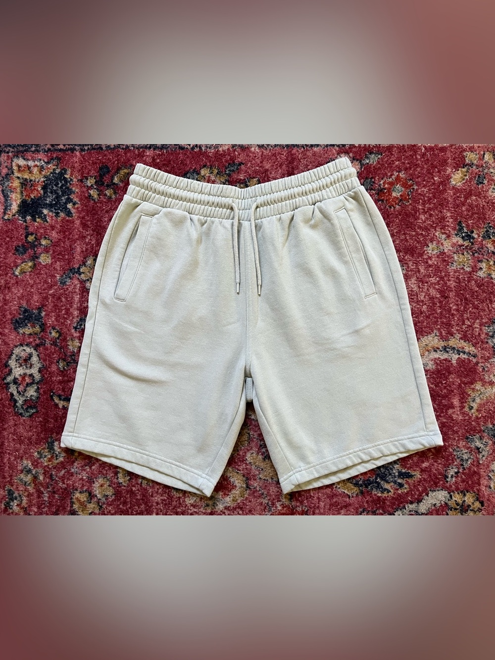 H&M Men's Cool Mint Color Drawstring Athletic Shorts size M
